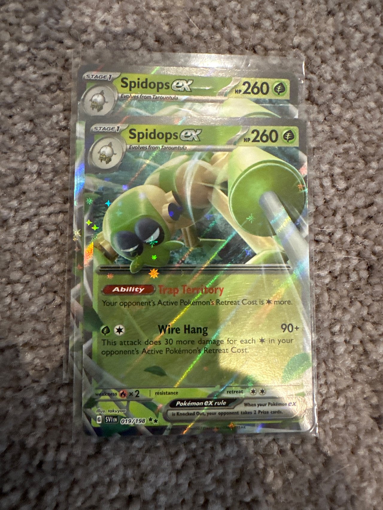 spidops ex pokemon card value SV1V] 091/078SR The item available is listed in the Title Cartas Pokmon TCG Scarlet Violet