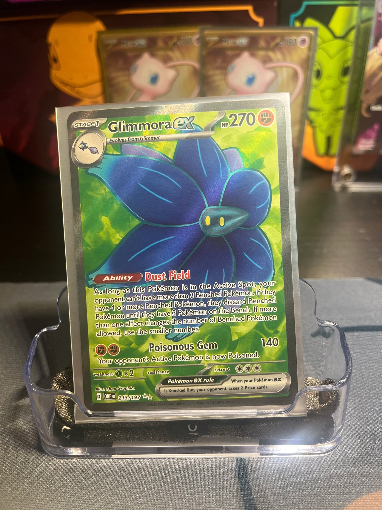 glimmora pokemon card price PSA 10 Glimmora ex Paldean Fates #218 Pokemon card – GorillaTCG