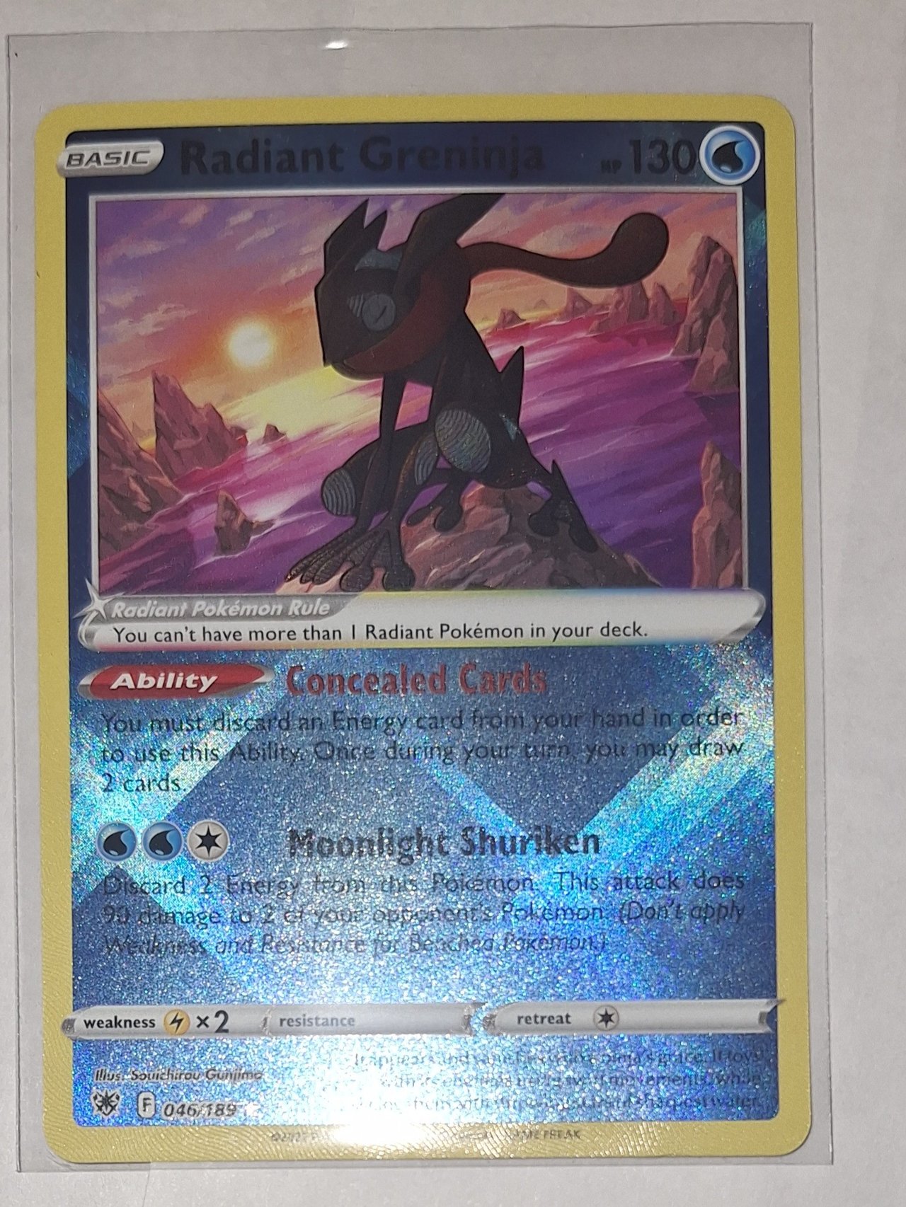 Radiant Greninja 46/189 (Astral Radiance) Pokmon - TradeUp