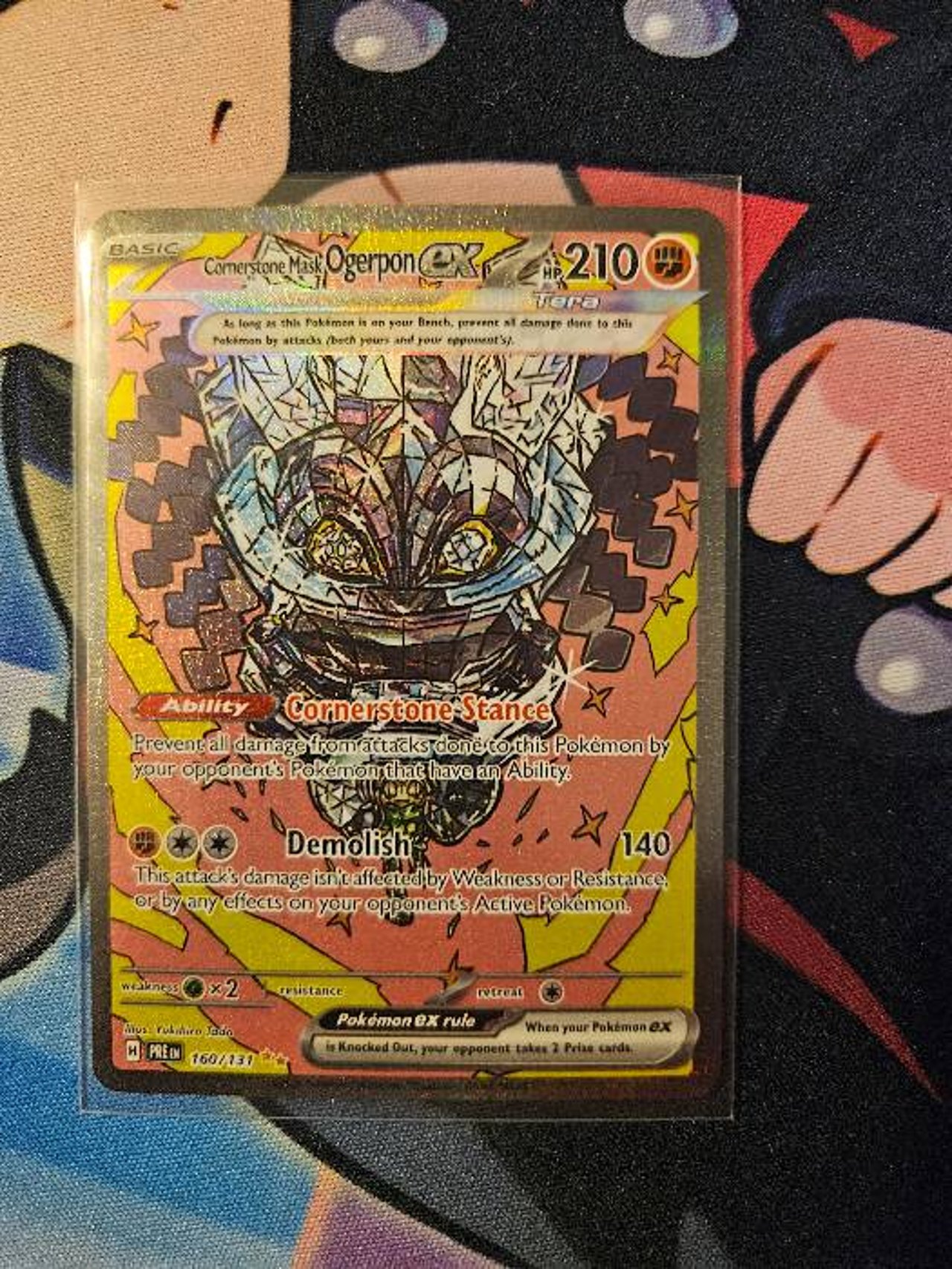 cornerstone mask ogerpon ex pokemon card value 199/167 Twilight Masquerade Full Art Pokemon Secret Rare : Toys & Games Pokmon Trading Card Year Cornerstone Mask Ogerpon ex -